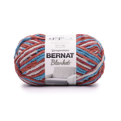 Bernat Blanket Yarn (300g/10.5oz) - Discontinued Shades Blue Rust