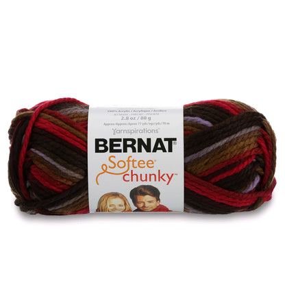 Bernat Softee Chunky Ombres Yarn - Discontinued Shades Mulberry Purple