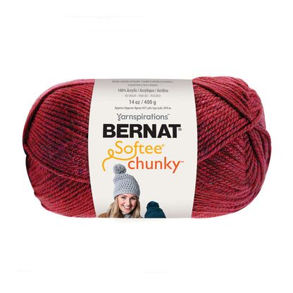 Bernat Softee Chunky Yarn (400g/14oz) - Discontinued Shades Berry Red