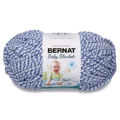 Bernat Baby Blanket Yarn (300g/10.5oz) - Clearance Shades Blue Twist