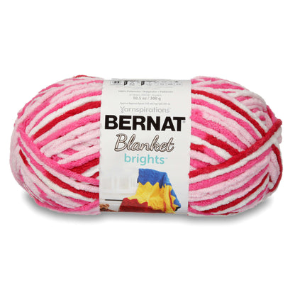 Bernat Blanket Brights Yarn (300g/10.5oz) Raspberry Ribbon Varg
