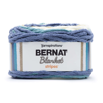 Bernat Blanket Stripes Yarn (300g/10.5oz) - Discontinued Shades Seaside