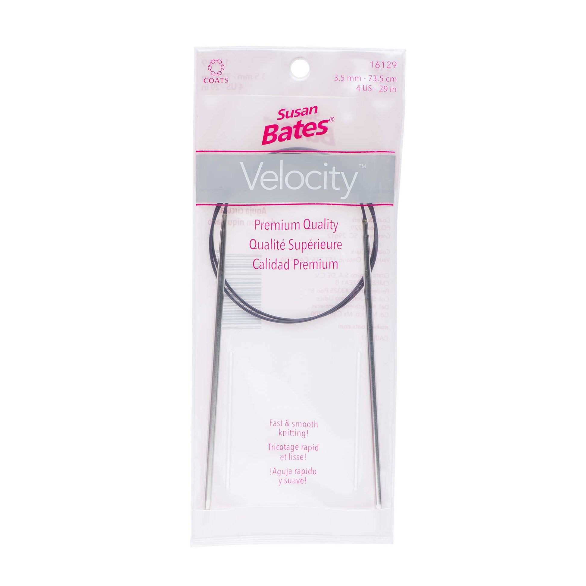 Susan Bates Velocity 29" Circular Knitting Needles - Clearance items