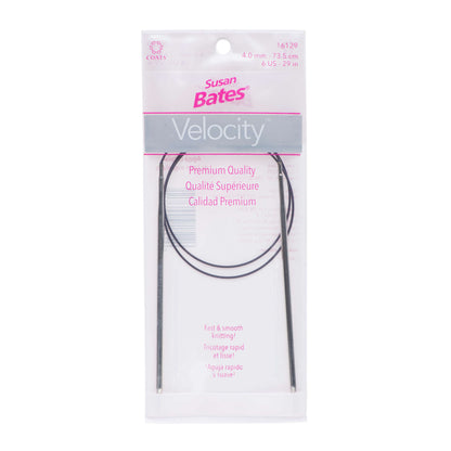 Susan Bates Velocity 29" Circular Knitting Needles - Clearance items U.S. 6 (4 mm)