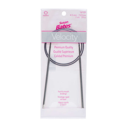 Susan Bates Velocity 29" Circular Knitting Needles - Clearance items U.S. 7 (4.5 mm)