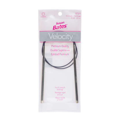 Susan Bates Velocity 29" Circular Knitting Needles - Clearance items U.S. 9 (5.5 mm)