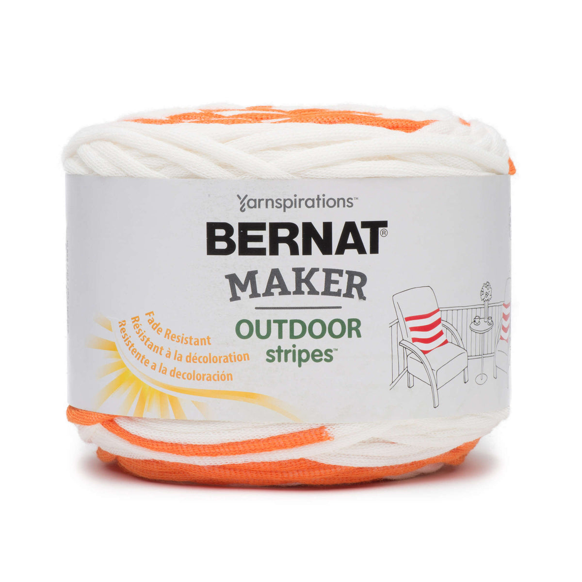 Fresh Orange Stripe