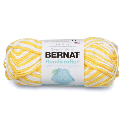 Bernat Handicrafter Cotton Ombres Yarn Lemon Swirl Ombre