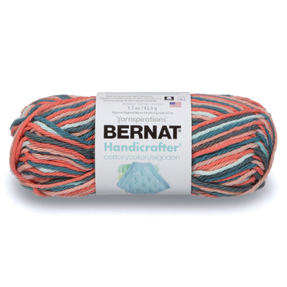 Bernat Handicrafter Cotton Ombres Yarn Coral Seas Ombre