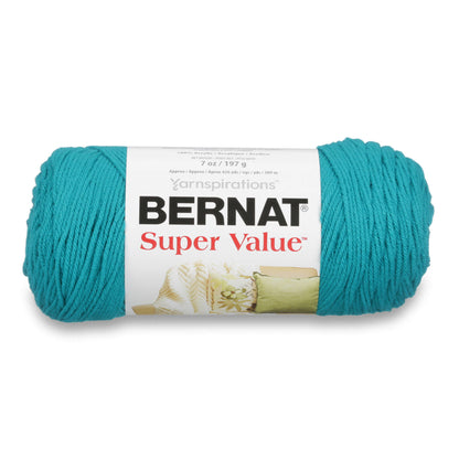 Bernat Super Value Yarn - Discontinued Shades Bright Teal