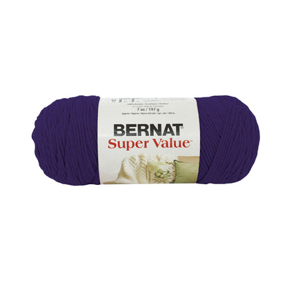 Bernat Super Value Yarn - Discontinued Shades Royal Purple