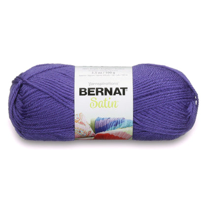 Bernat Satin Yarn - Clearance Shades Grape