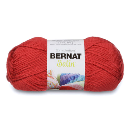 Bernat Satin Yarn - Discontinued Shades Rouge