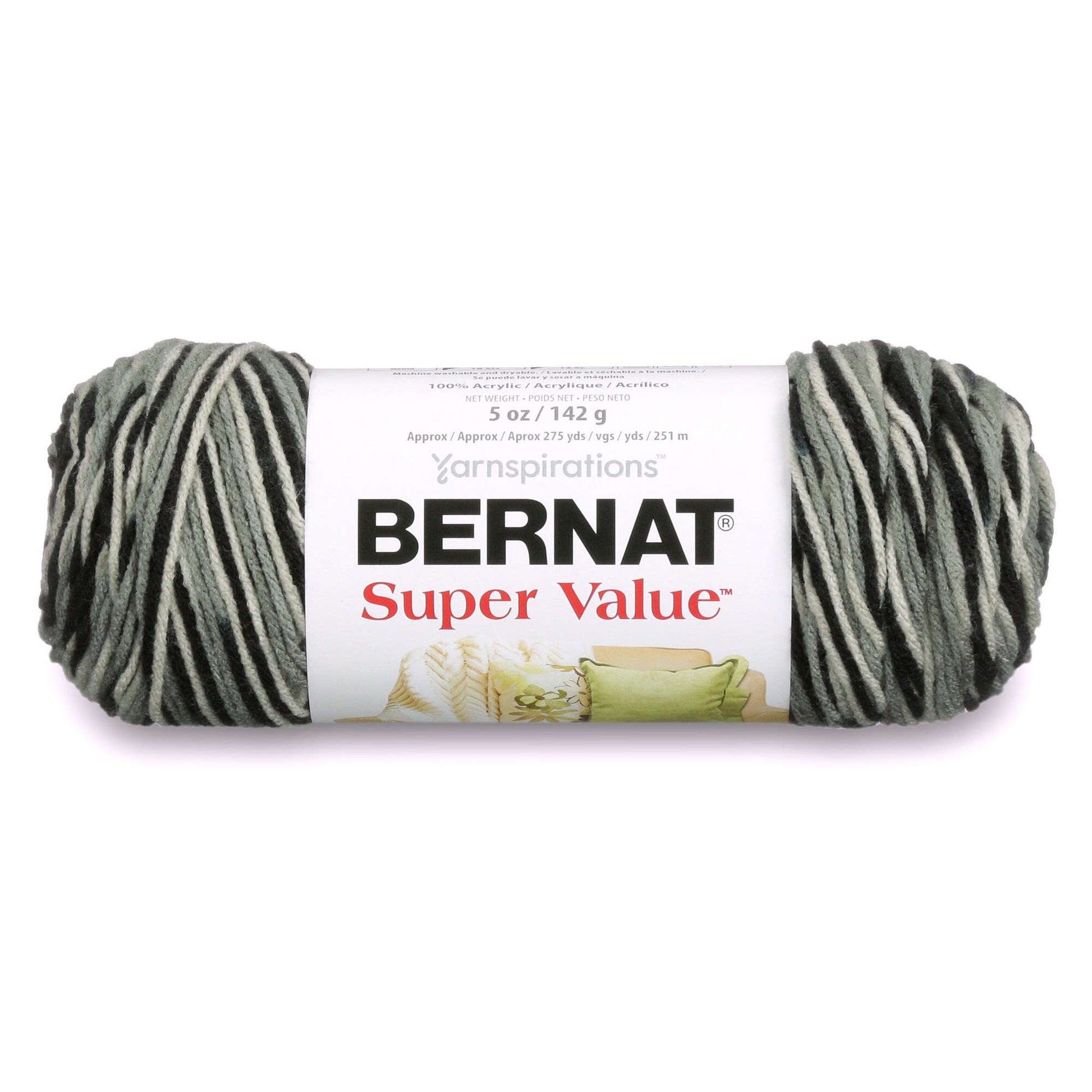 Bernat Super Value Variegates Yarn