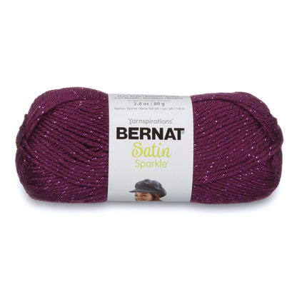 Bernat Satin Sparkle Yarn - Discontinued shades Amethyst