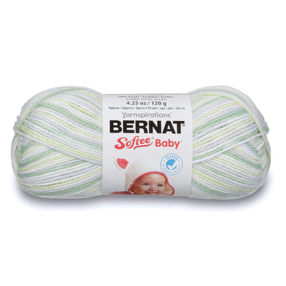 Bernat Softee Baby Variegates Yarn - Discontinued Shades Green Flannel