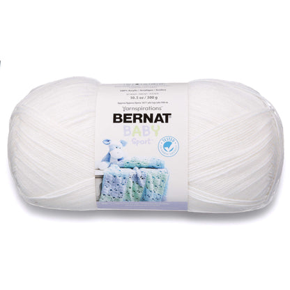 Bernat Baby Sport Yarn (300g/10.5oz) White