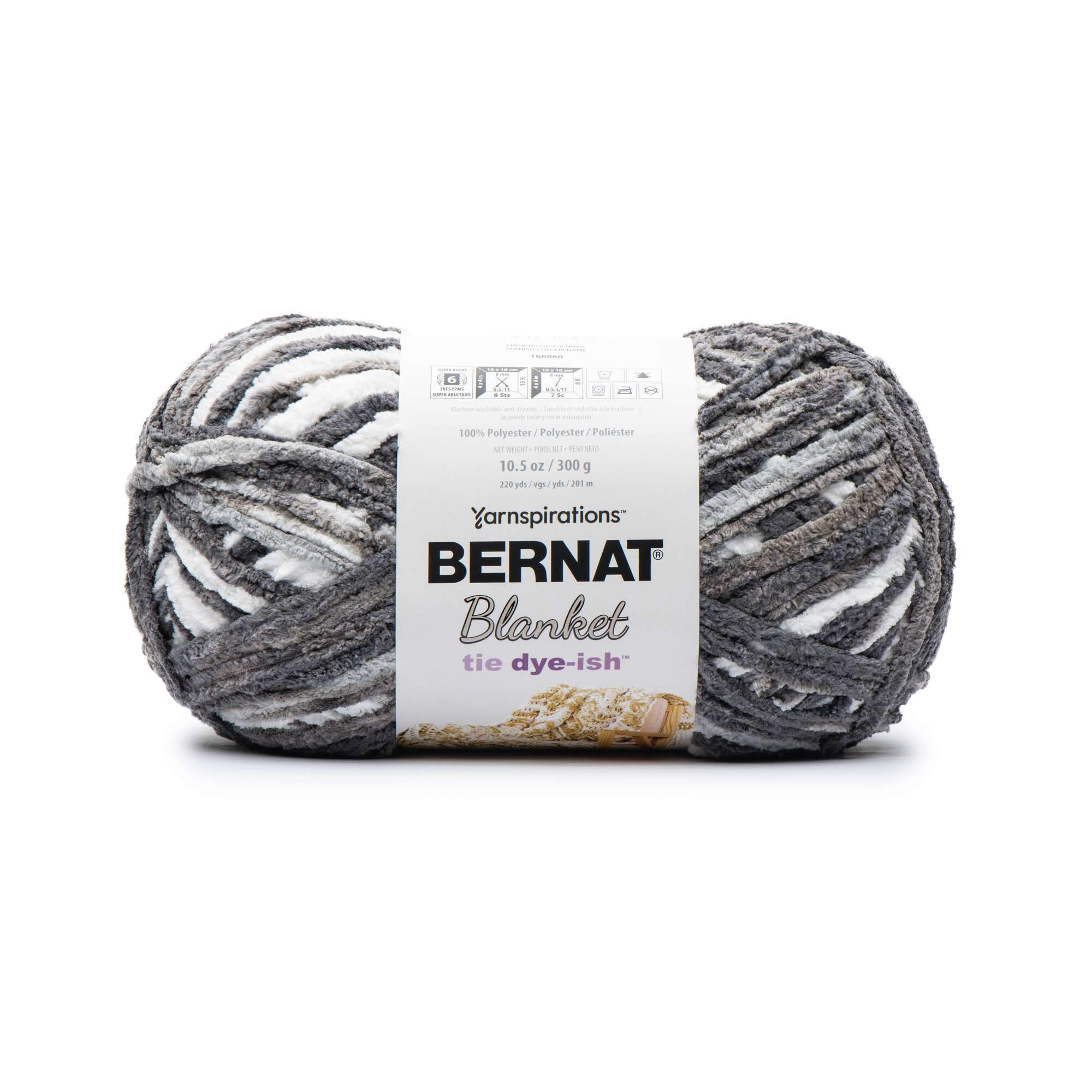 Bernat Blanket Yarn, Dark Grey, 300 g