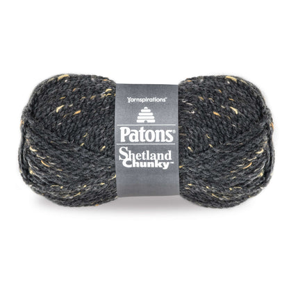 Patons Shetland Chunky Tweeds Yarn - Discontinued Shades Charcoal Tweed