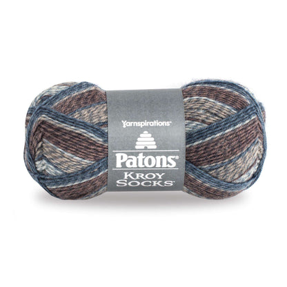 Patons Kroy Socks Yarn Blue Brown Marl