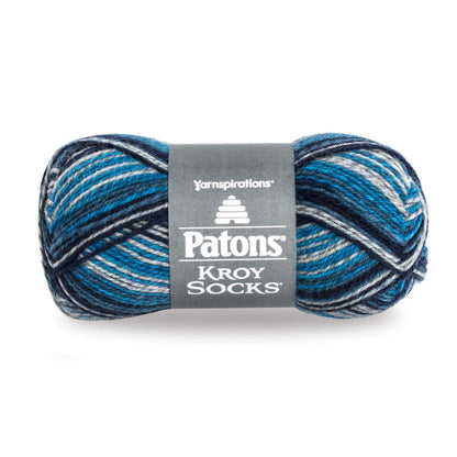 Patons Kroy Socks Yarn Sing'n The Blues Stripes