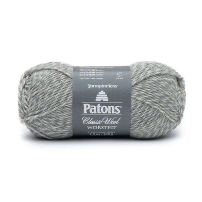 Patons Classic Wool Worsted Yarn Light Gray Marl