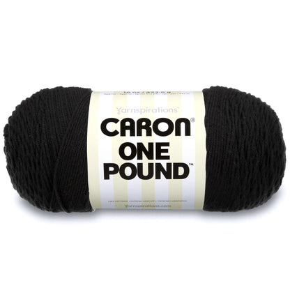 Caron One Pound Yarn Black
