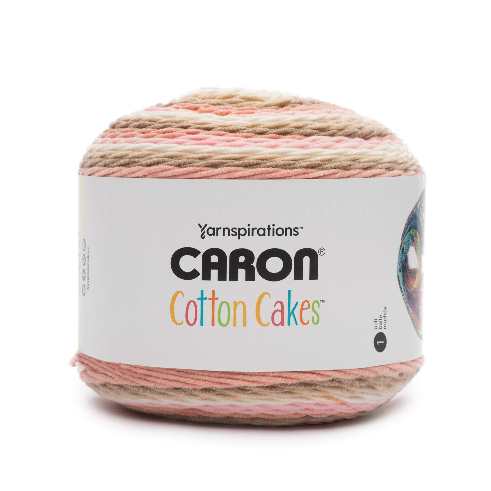 Multi Cotton Yarn Cakes in BLUE WINE, Sport DK Yarn for Crocheting