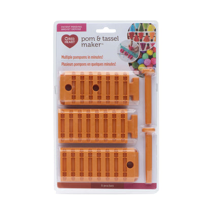 Red Heart Pom & Tassel Maker - Clearance Items Orange