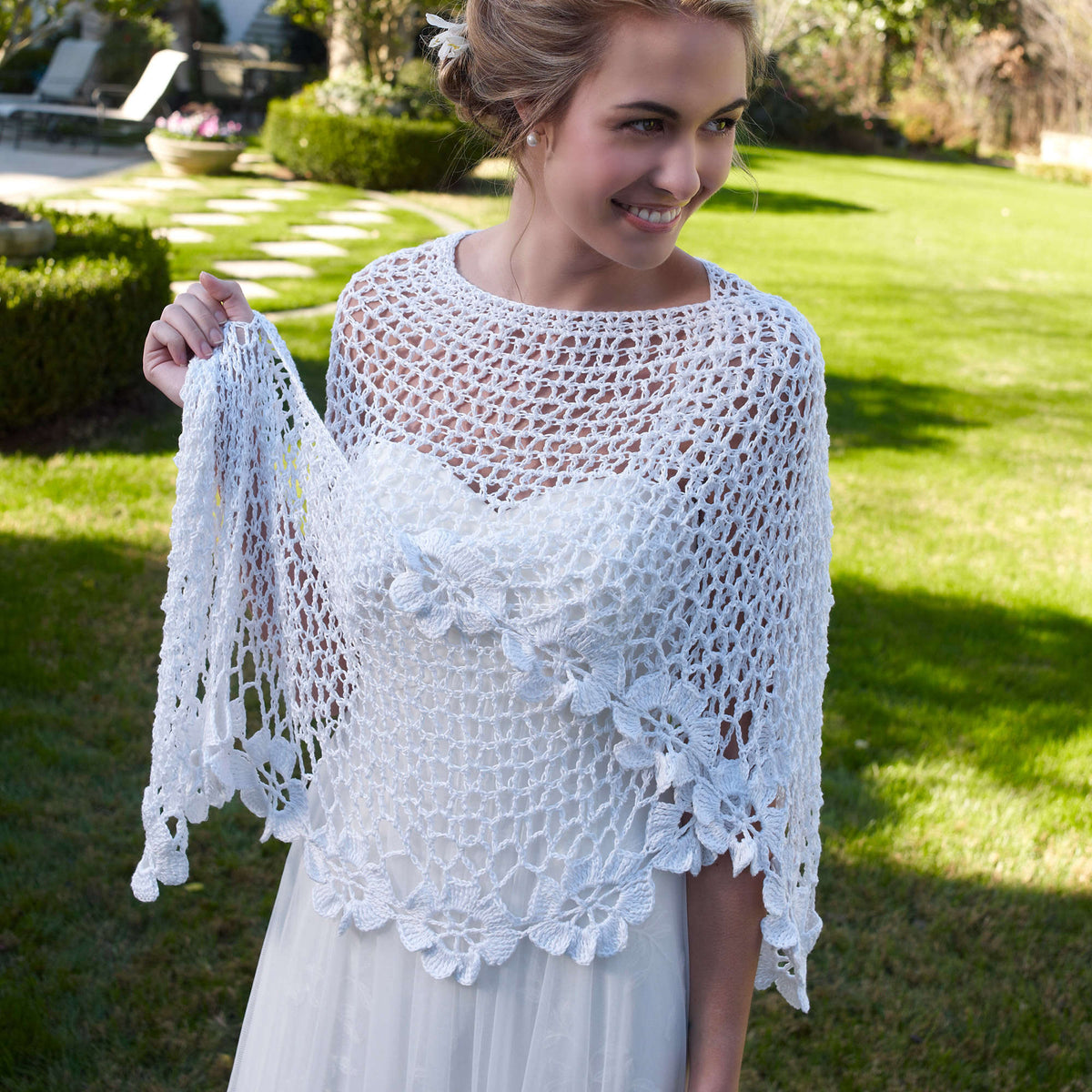 Crochet Shawl made in Aunt Lydia's Fashion Crochet Thread
