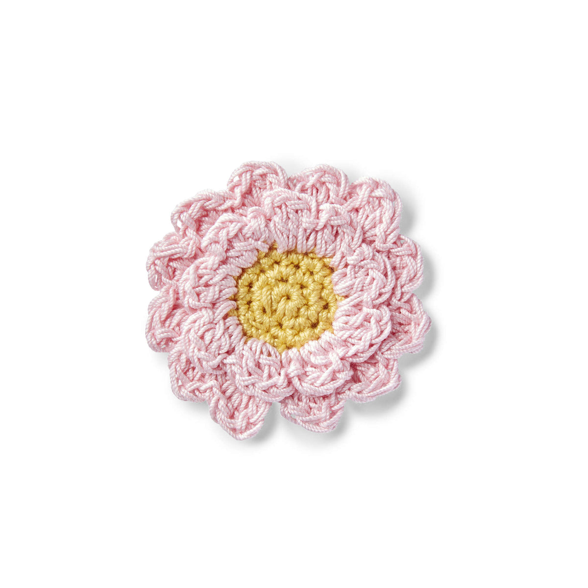 Crochet Appliqué made in Aunt Lydia's Classic Crochet Thread yarn