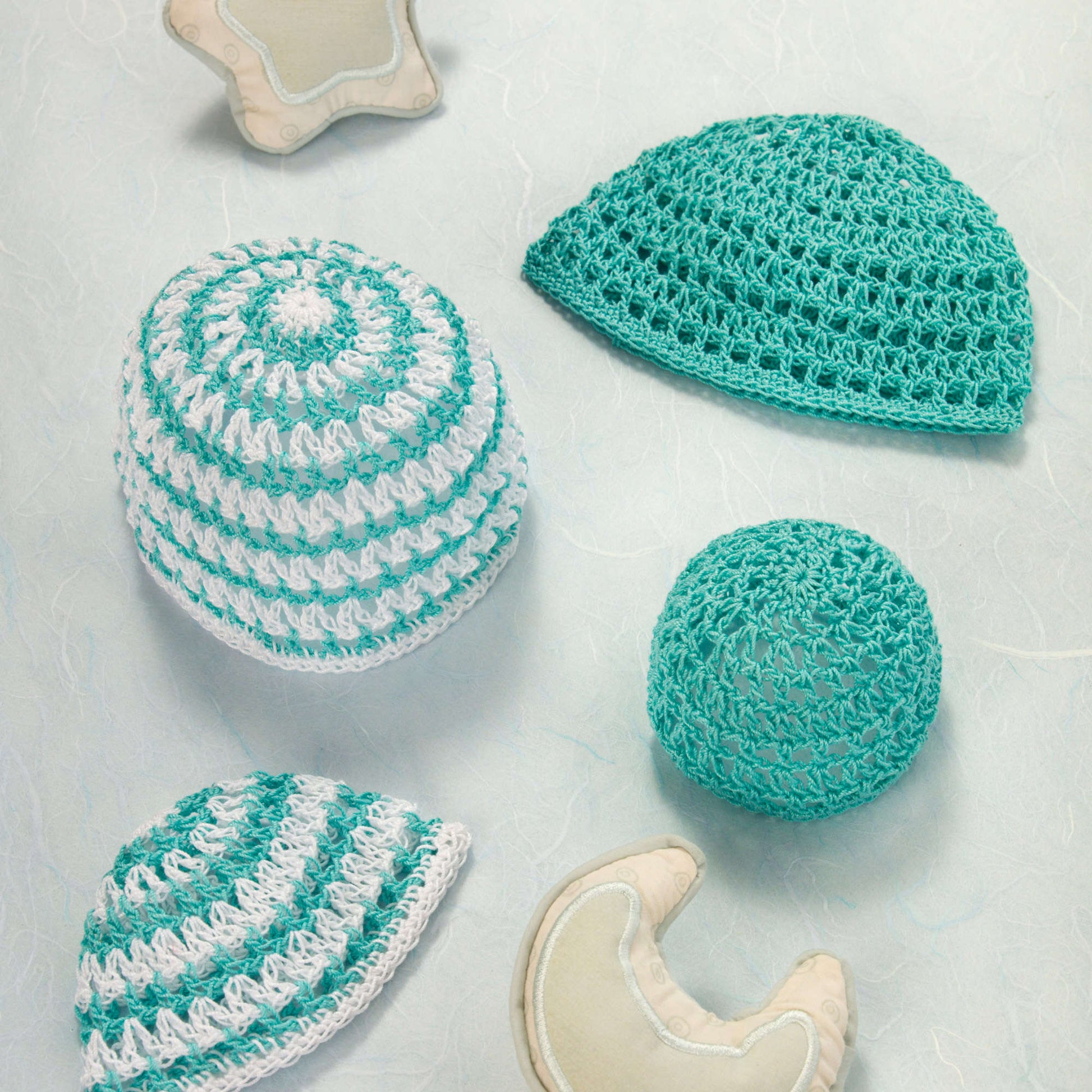 Free Aunt Lydia's Precious Preemie Hats Crochet Pattern