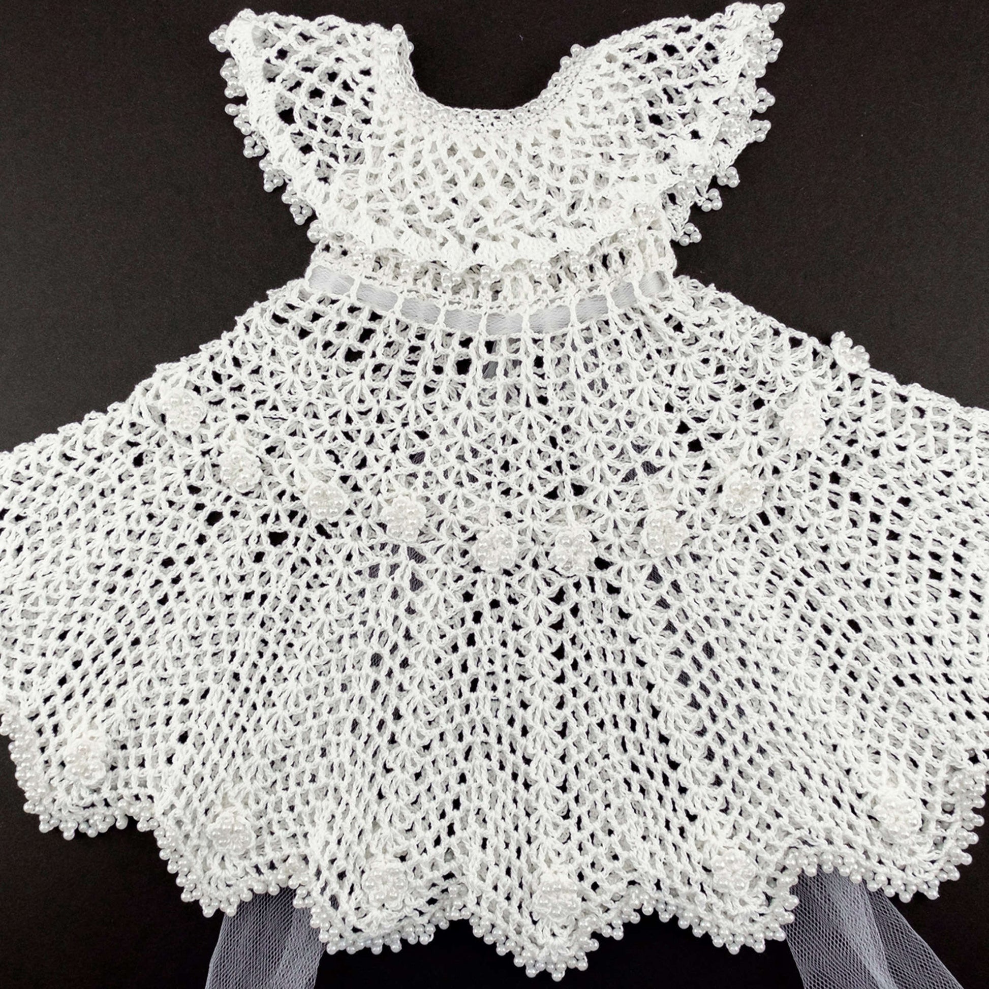 Free Aunt Lydia's Doll Wedding Dress Crochet Pattern