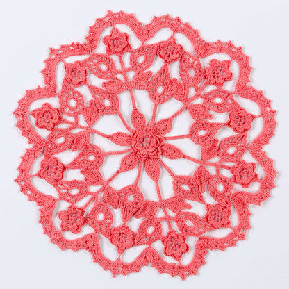 Aunt Lydia's Exquisite Flower Doily Crochet Crochet Kitchen Décor made in Aunt Lydia's Classic Crochet Thread yarn