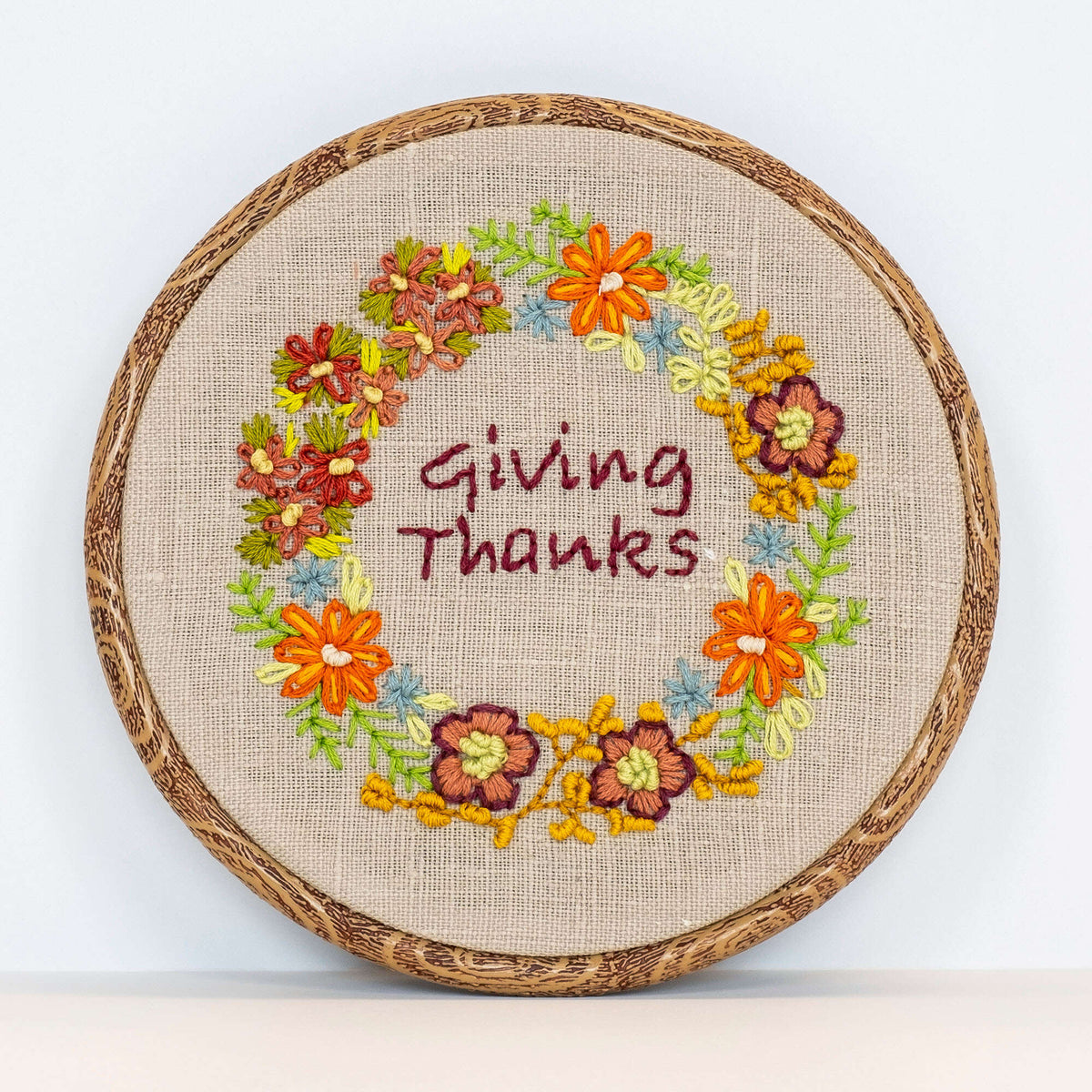 Embroidery Design made in Anchor Embroidery Floss Spools yarn