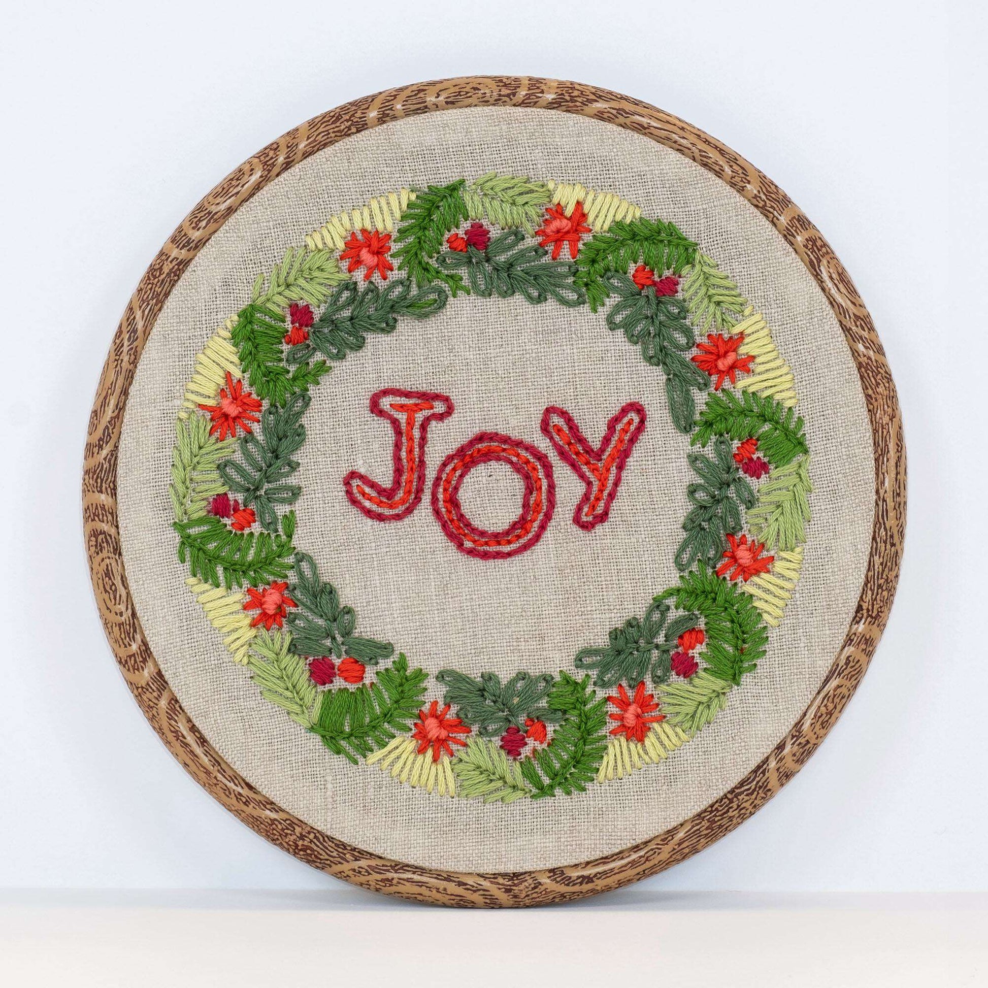 Free Anchor Wreath Of Joy Embroidery Design Pattern