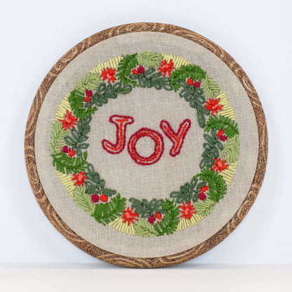 Anchor Wreath Of Joy Embroidery Design Embroidery Design made in Anchor Embroidery Floss Spools yarn