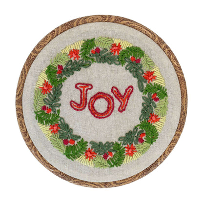 Anchor Wreath Of Joy Embroidery Design Embroidery Design made in Anchor Embroidery Floss Spools yarn