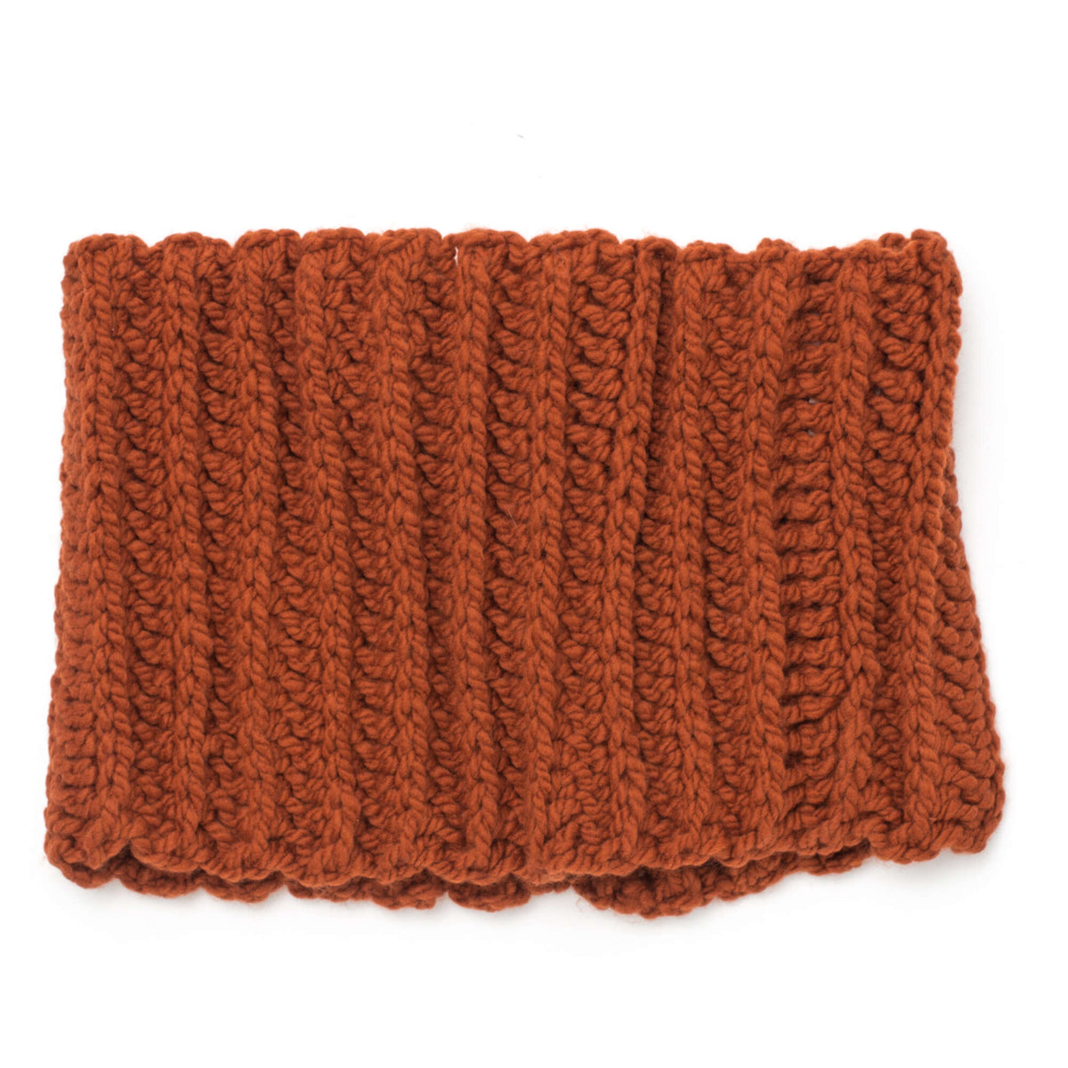 Crochet Cowl made in Bernat Wool-Up Bulky yarn