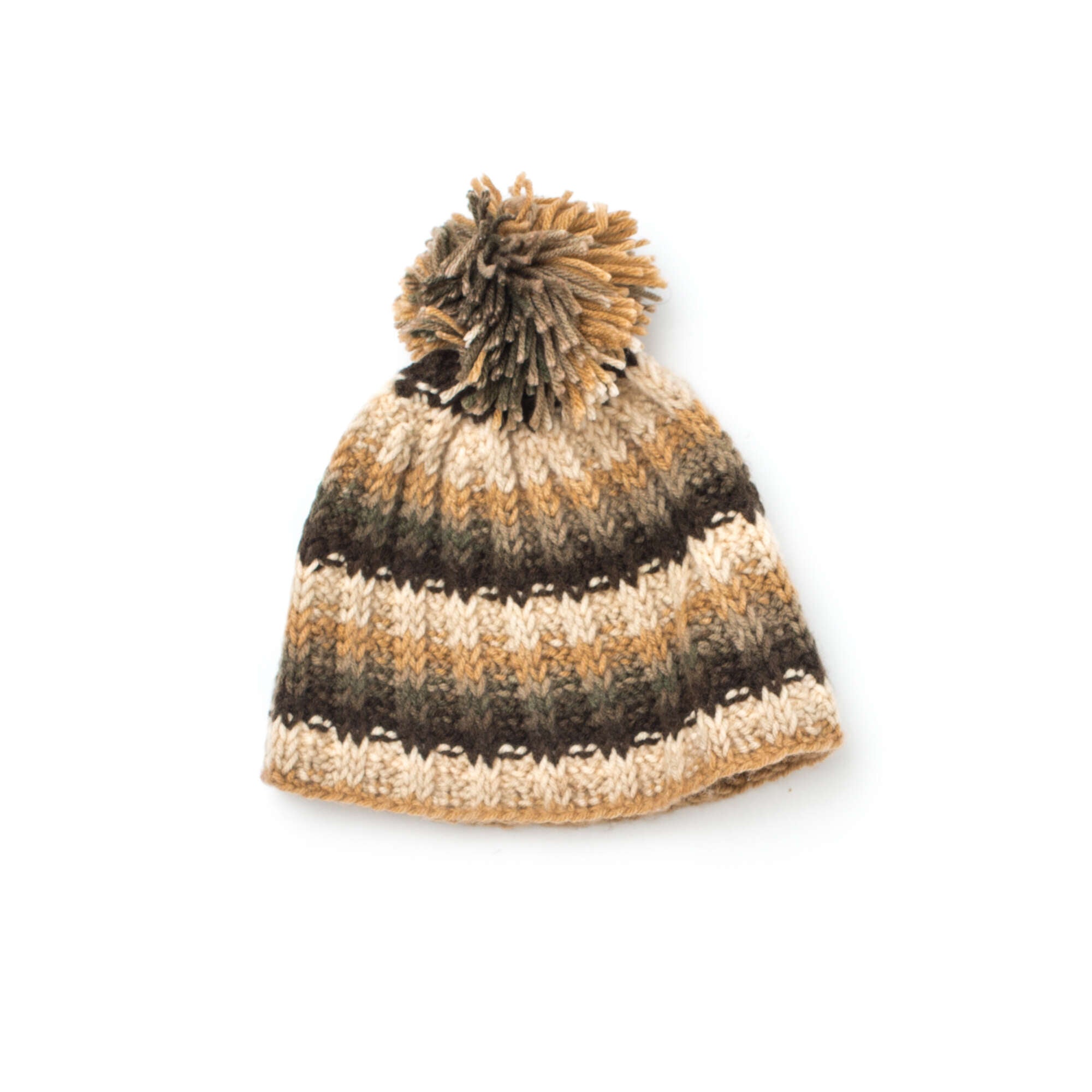 Free Easy Bernat Tunisian Ribbed Hat Crochet Pattern | Yarnspirations
