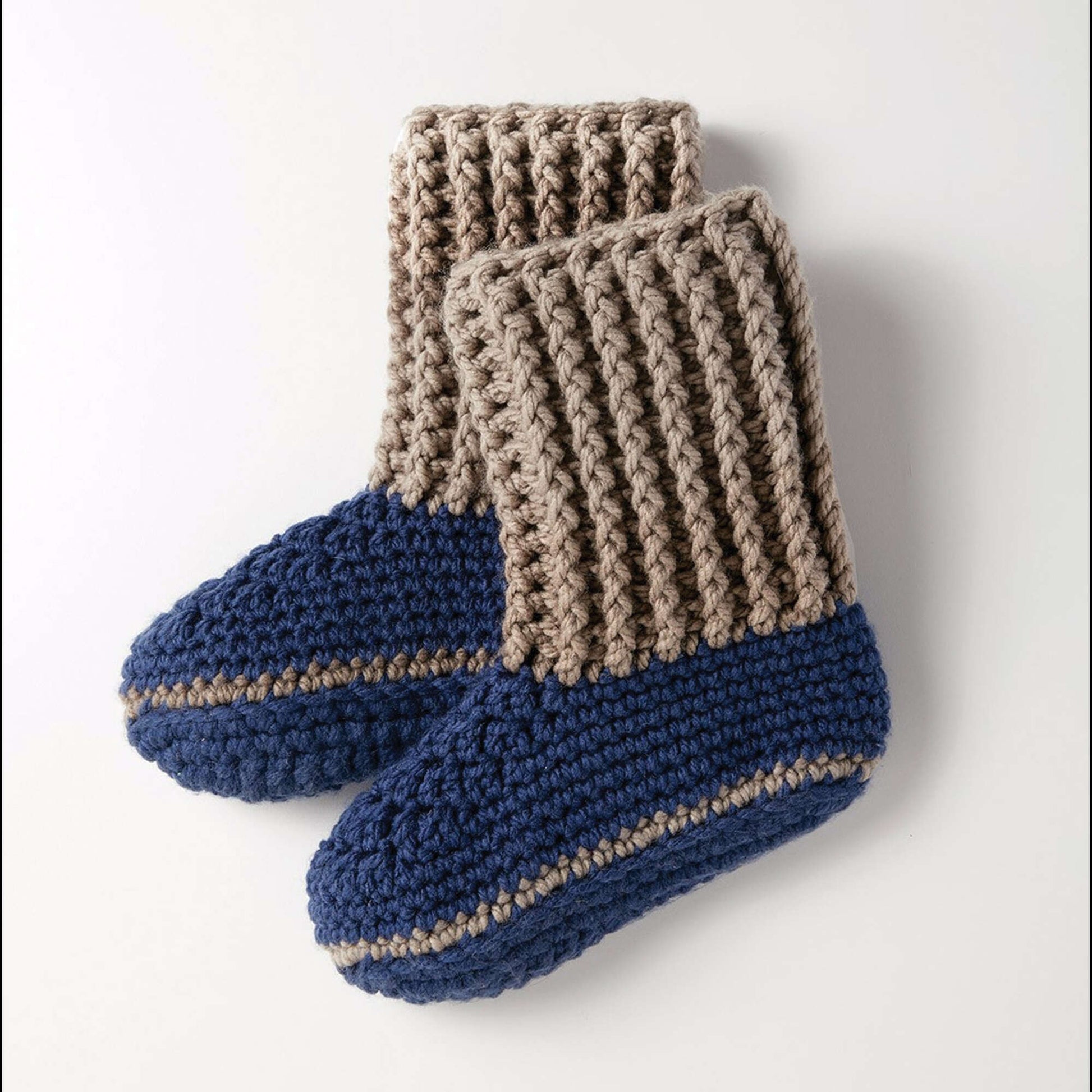 Free Bernat Slipper Socks Crochet Pattern