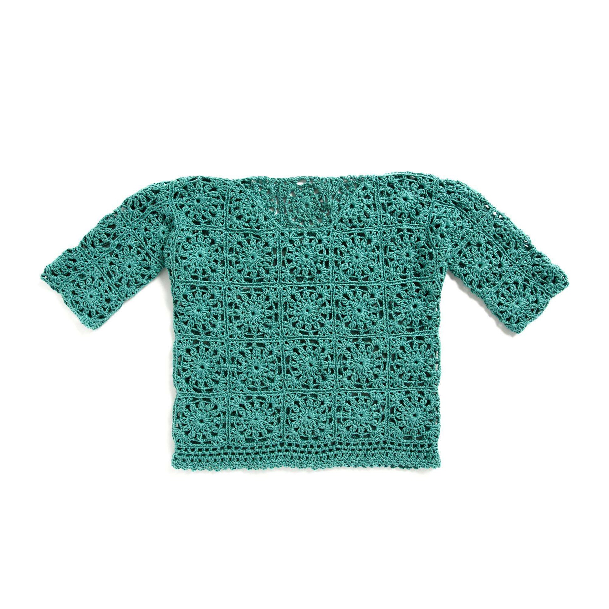 Free Bernat Crochet Lacy Motif Top Pattern