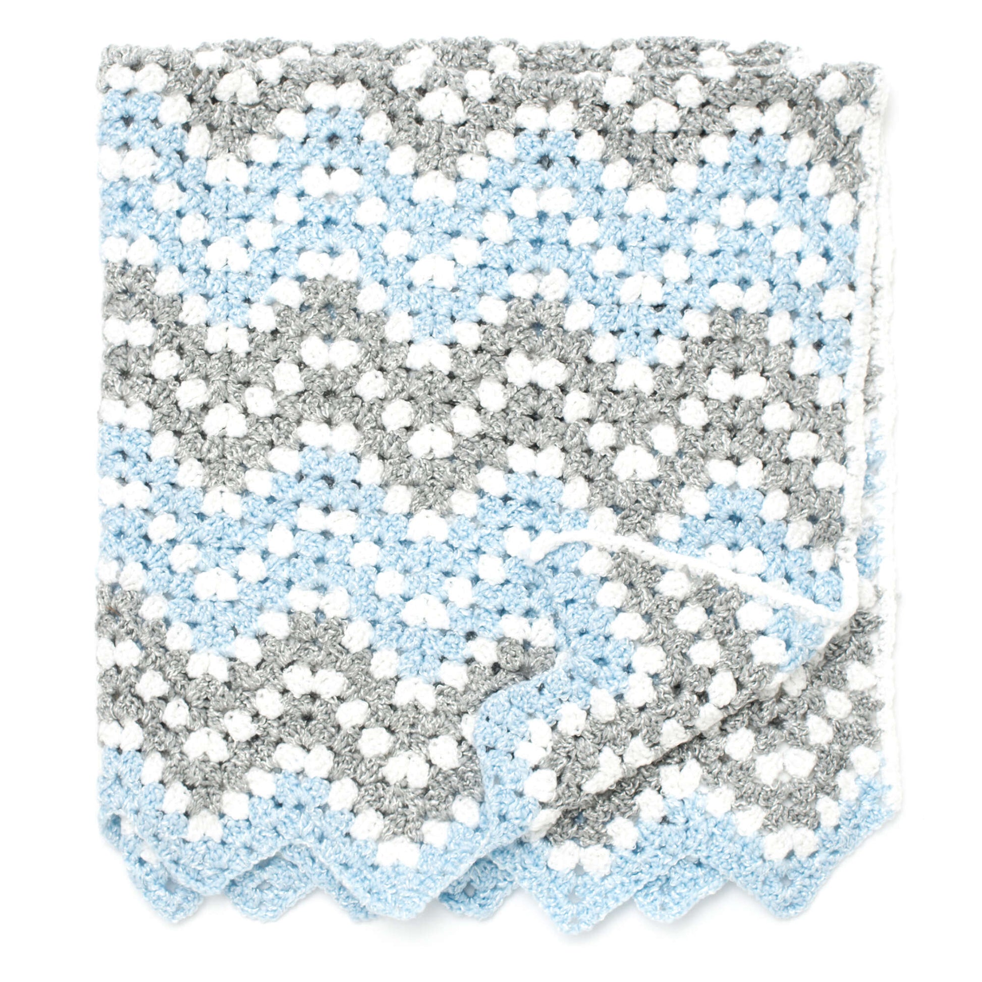 Free Bernat Ripple Waves Crochet Blanket Pattern