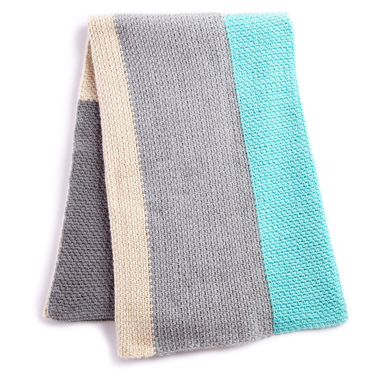 Crochet Blanket made in Bernat Baby Blanket yarn