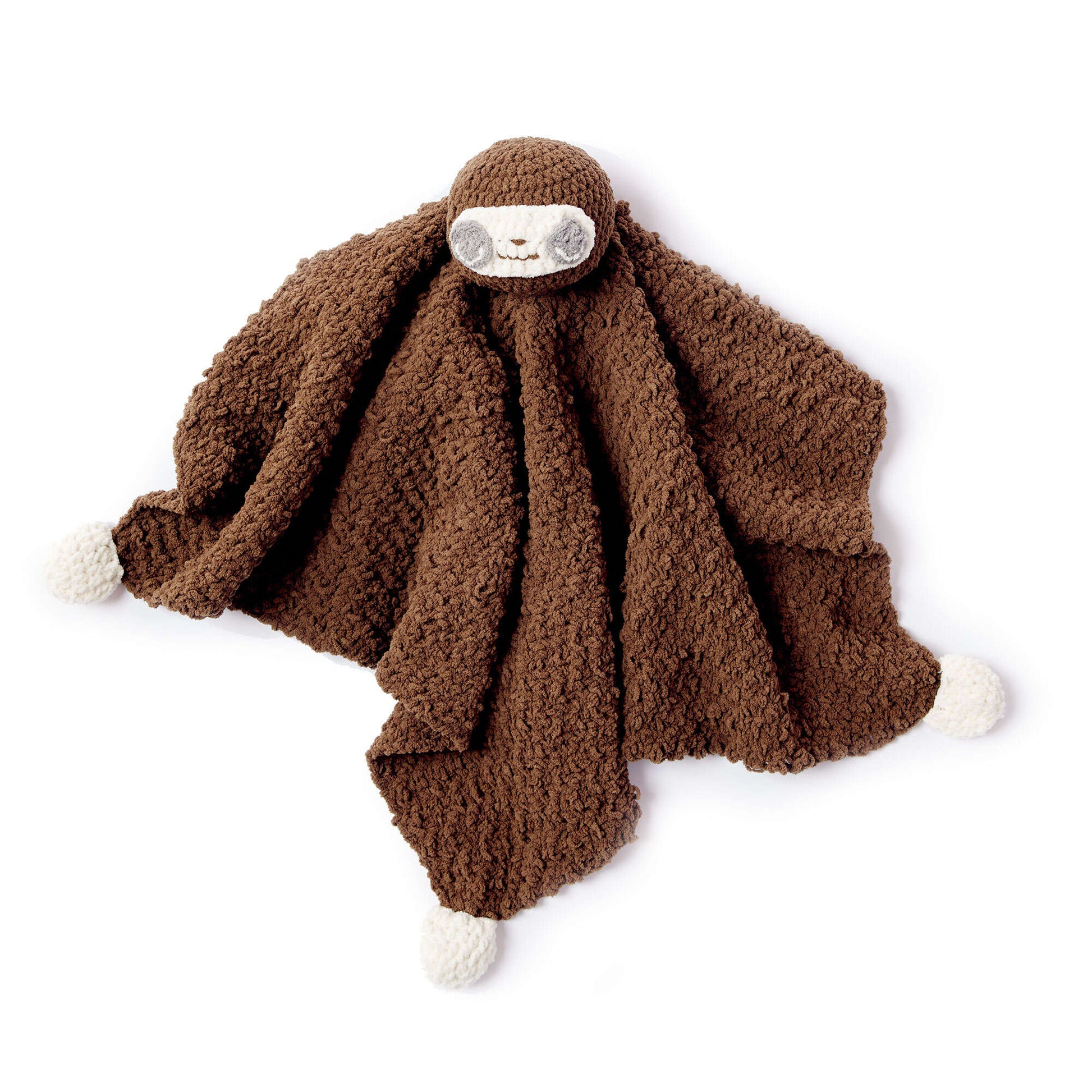 Free Bernat Crochet Sleepy Sloth Lovey Pattern