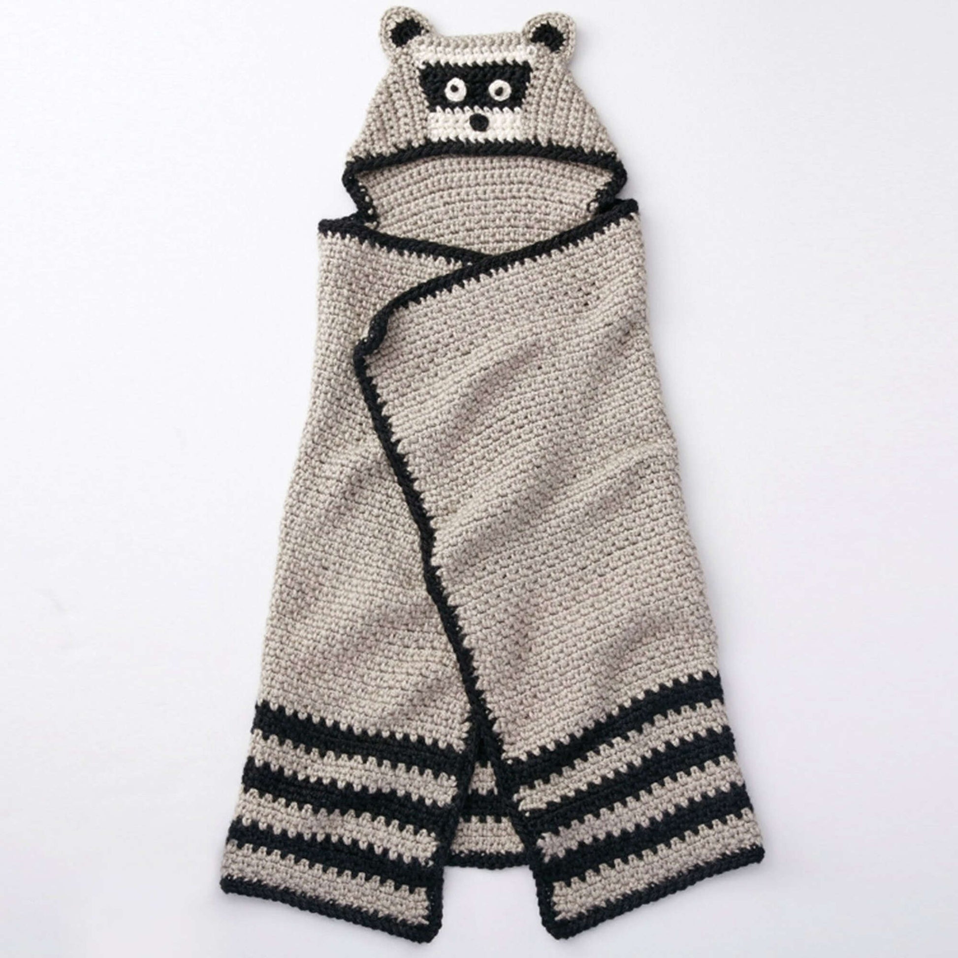 Free Bernat Lil' Bandit Crochet Blanket Pattern