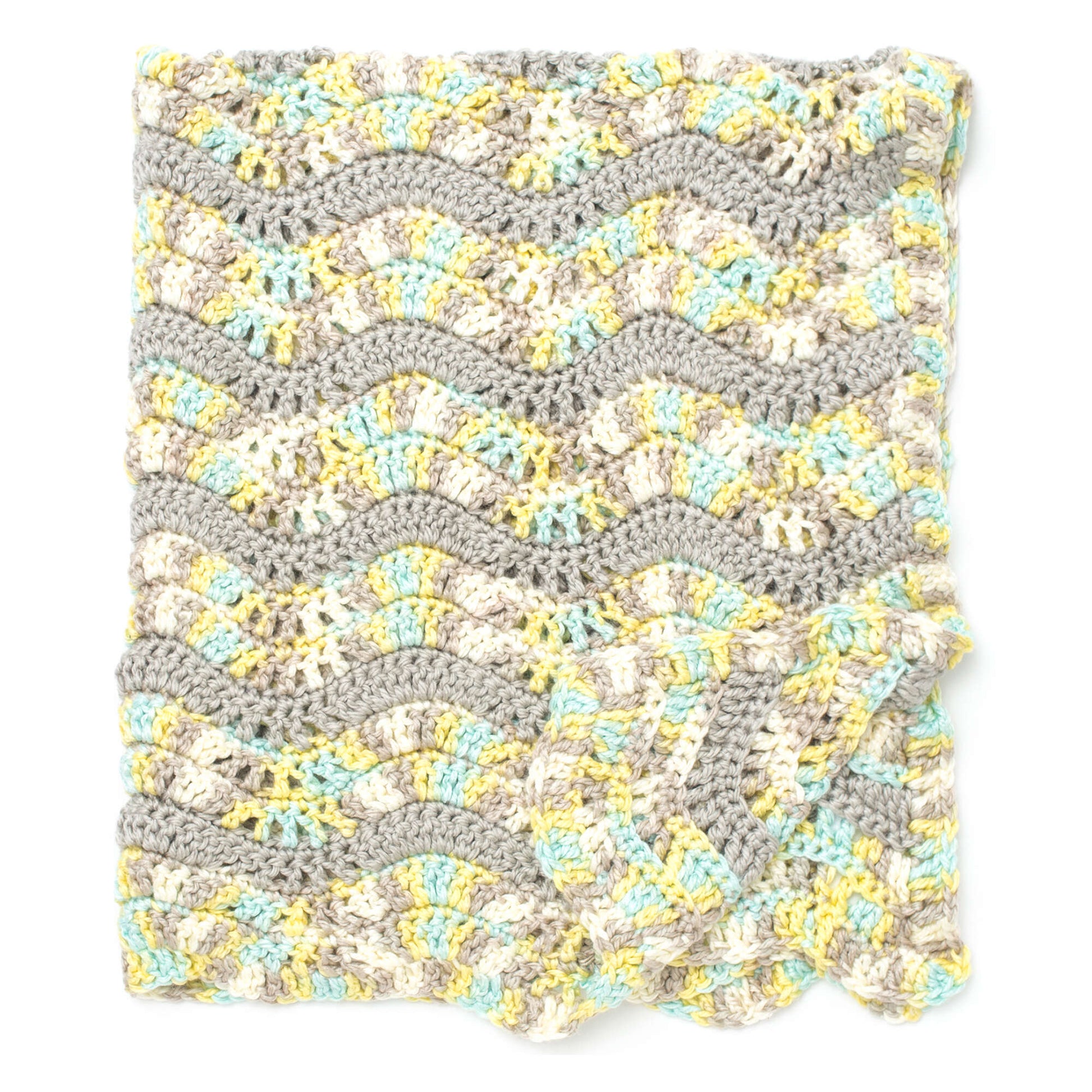 Free Bernat Making Waves Crochet Blanket Pattern