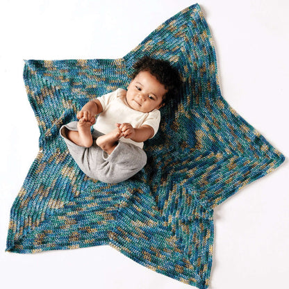 Bernat Starlight Crochet Blanket Single Size