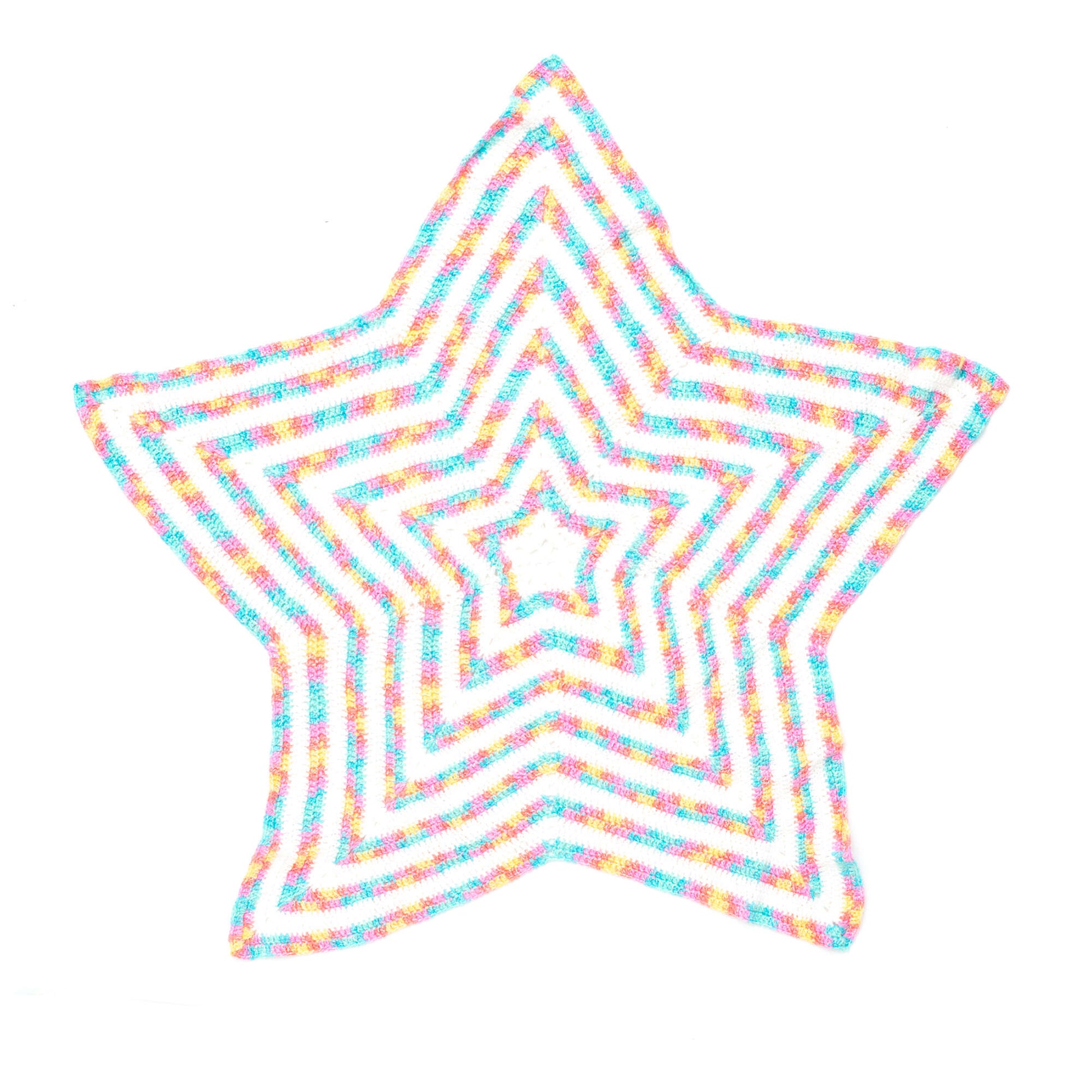 Free Bernat Star Crochet Blanket Pattern