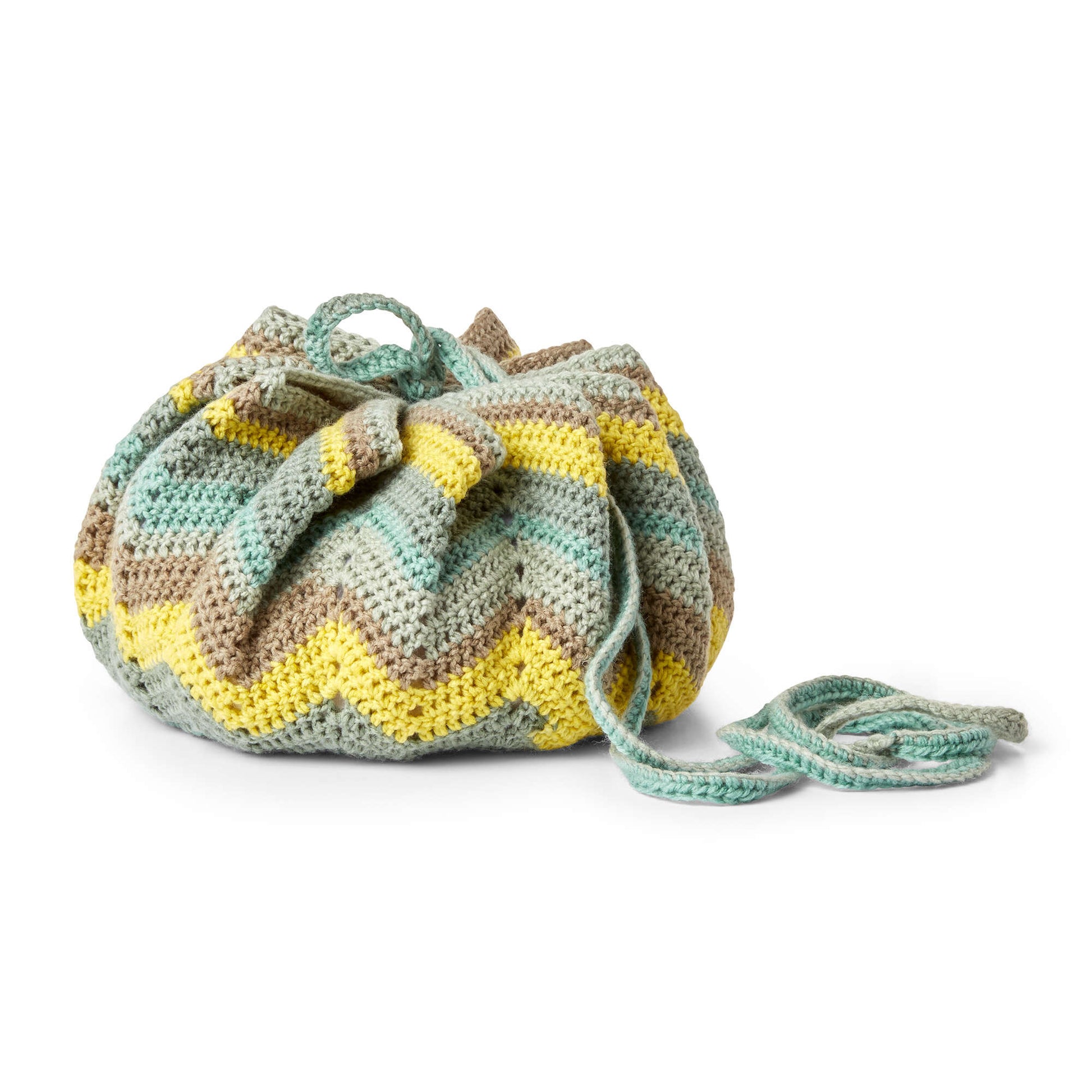 Free Bernat Convertible Crochet Blanket Bag Pattern